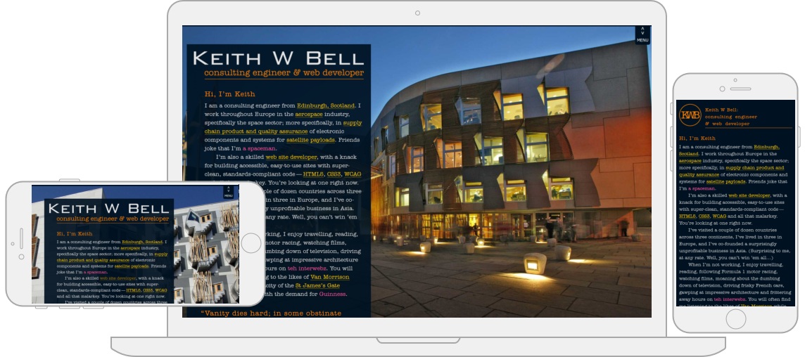 The Keith W Bell website